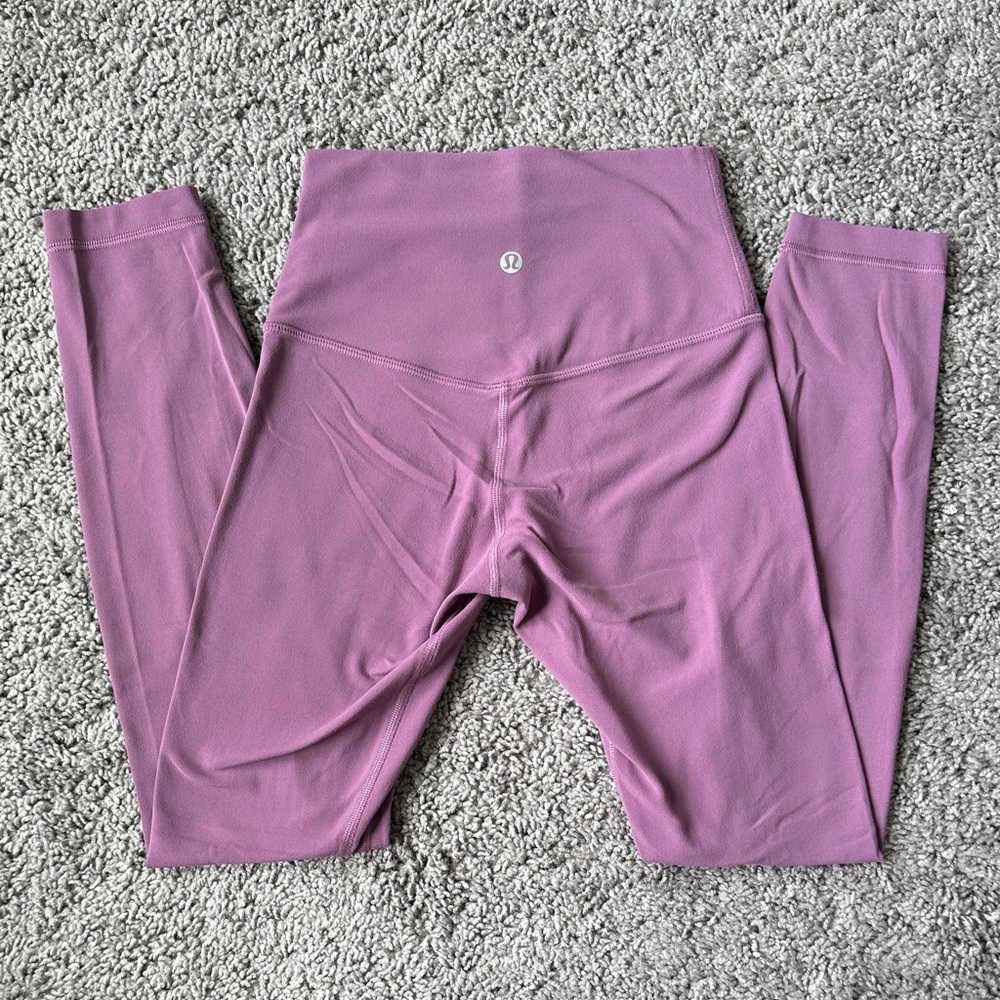 Purple lululemon Align Leggings 25”